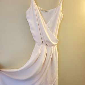 Ivory Monk & Lou Midi Wrap Dress